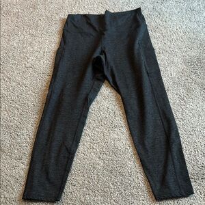 Aerie Black Leggings with Side Pockets EUC